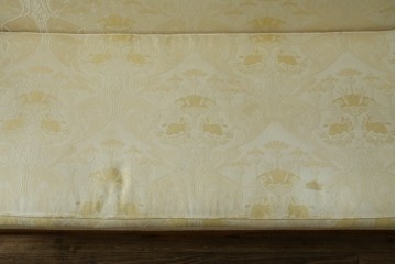 中古　美品　イタリア高級家具　メデア(Medea)　優雅な曲線美が際立つセティ　定価約60万円　(R-074657)