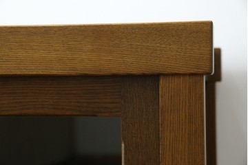 中古　美品!!　国産職人手作り　欅(ケヤキ)材　和モダンな空間づくりにも活躍する高級水屋箪笥サイドボード　(R-074666)