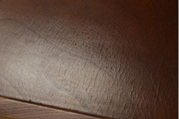 中古　岩谷堂箪笥　南部鉄器金具と漆が和の雰囲気を盛り立てる文机(座机、ローテーブル、デスク、在宅ワーク、在宅用)(定価約20万円)(R-074669)