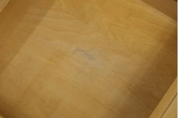 中古　美品!!　横浜ダニエル(daniel)　アーリーアメリカンシリーズ　A-315　滑らかな木肌が上品な雰囲気を醸し出すカウンターテーブルサイドボード(収納棚、戸棚、キッチンカウンター、バーカウンター)(定価約126万円)(R-074682)