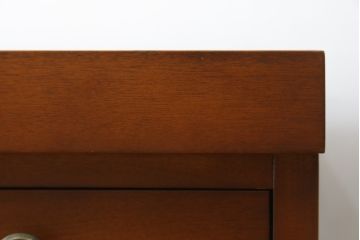 中古　美品!!　横浜ダニエル(daniel)　アーリーアメリカンシリーズ　A-315　滑らかな木肌が上品な雰囲気を醸し出すカウンターテーブルサイドボード(収納棚、戸棚、キッチンカウンター、バーカウンター)(定価約126万円)(R-074682)