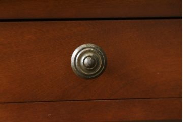 中古　美品!!　横浜ダニエル(daniel)　アーリーアメリカンシリーズ　A-315　滑らかな木肌が上品な雰囲気を醸し出すカウンターテーブルサイドボード(収納棚、戸棚、キッチンカウンター、バーカウンター)(定価約126万円)(R-074682)