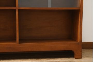 中古　美品!!　横浜ダニエル(daniel)　アーリーアメリカンシリーズ　A-315　滑らかな木肌が上品な雰囲気を醸し出すカウンターテーブルサイドボード(収納棚、戸棚、キッチンカウンター、バーカウンター)(定価約126万円)(R-074682)