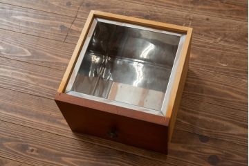 中古　横浜ダニエル(daniel)　アーリーアメリカンシリーズ　A-316　大容量の収納力が嬉しい! 高級感と重厚感を兼ね備えたコーナーカウンター(収納棚、カウンターテーブル、バーカウンター)(定価約160万円)(R-074683)