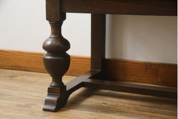 イギリスアンティーク　アールデコデザイン　オーク材　落ち着いた佇まいのライティングビューロー(簿記机、ワークデスク、引き出し、サイドチェスト、在宅用、在宅ワーク用、英国)(R-074692)