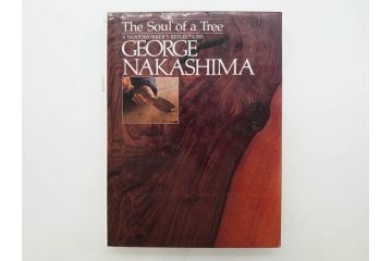 希少　ジョージナカシマ　George Nakashima　THE SOUL OF A TREE　直筆サイン入り　1987年　第3刷　ハードカバー　本(第6回「ジョージ・ナカシマ展」、最後の来日)(R-074702)