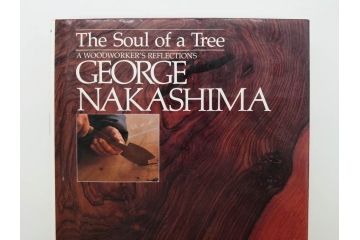 希少　ジョージナカシマ　George Nakashima　THE SOUL OF A TREE　直筆サイン入り　1987年　第3刷　ハードカバー　本(第6回「ジョージ・ナカシマ展」、最後の来日)(R-074702)