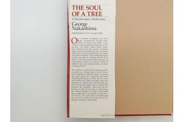 希少　ジョージナカシマ　George Nakashima　THE SOUL OF A TREE　直筆サイン入り　1987年　第3刷　ハードカバー　本(第6回「ジョージ・ナカシマ展」、最後の来日)(R-074702)