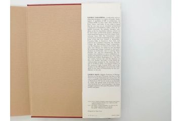 希少　ジョージナカシマ　George Nakashima　THE SOUL OF A TREE　直筆サイン入り　1987年　第3刷　ハードカバー　本(第6回「ジョージ・ナカシマ展」、最後の来日)(R-074702)