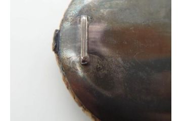 時代物　珊瑚　螺鈿細工　花尽くし　煌びやかで凝った意匠が目を惹く帯留め(アンティーク、サンゴ、帯締め、着物道具、和装小物、アクセサリー)(R-074707)