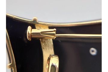 べっ甲(鼈甲)　Pt900　K18(18金)　0.05　ブローチ　煌びやかに舞う蝶のデザインが魅力的な帯留め(べっこう、帯締め、着物道具、和装小物、アクセサリー)(R-074708)