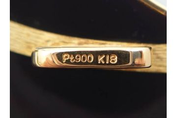 べっ甲(鼈甲)　Pt900　K18(18金)　0.05　ブローチ　煌びやかに舞う蝶のデザインが魅力的な帯留め(べっこう、帯締め、着物道具、和装小物、アクセサリー)(R-074708)