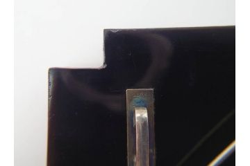 べっ甲(鼈甲)　蒔絵　竹　良生銘　百合螺鈿　和の趣溢れる帯留め2個セット(ブローチ、帯締め、着物道具、和装小物、アクセサリー)(R-074710)