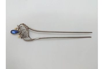 アンティーク　ビンテージ　螺鈿　珊瑚　翡翠　簪7本セット(サンゴ、ヒスイ、かんざし、和装小物、髪飾り、アクセサリー、玉簪、バチ型、平打ち簪、ヴィンテージ)(R-074716)