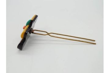 アンティーク　ビンテージ　螺鈿　珊瑚　翡翠　簪7本セット(サンゴ、ヒスイ、かんざし、和装小物、髪飾り、アクセサリー、玉簪、バチ型、平打ち簪、ヴィンテージ)(R-074716)