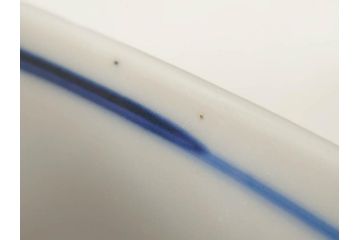 真陶園　川本半助　瀬戸染付　龍　約41cm　1尺3寸皿　職人による丁寧な絵付けに魅了される大皿(和皿、和食器、一尺三寸)(R-074719)