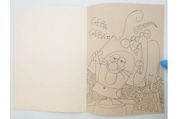 当時物　昭和レトロ　未使用　ワイド30　セイカノート　ショウワノート　9冊セット(自由帳、じゆうちょう、もーれつア太郎、ニャロメ、のらくろ、ゲバゲバおじさん、ヤスジのオラオラオラ、スカイキッドブラック魔王、風のカラッペ)(R-074720)