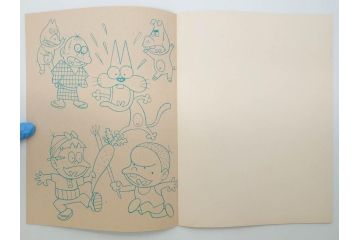 当時物　昭和レトロ　未使用　ワイド30　セイカノート　ショウワノート　9冊セット(自由帳、じゆうちょう、もーれつア太郎、ニャロメ、のらくろ、ゲバゲバおじさん、ヤスジのオラオラオラ、スカイキッドブラック魔王、風のカラッペ)(R-074720)
