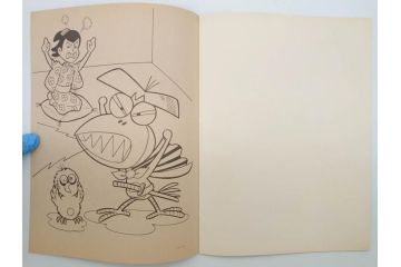 当時物　昭和レトロ　未使用　ワイド30　セイカノート　ショウワノート　9冊セット(自由帳、じゆうちょう、もーれつア太郎、ニャロメ、のらくろ、ゲバゲバおじさん、ヤスジのオラオラオラ、スカイキッドブラック魔王、風のカラッペ)(R-074720)