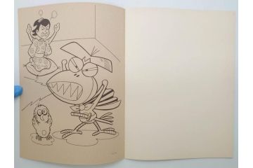 当時物　昭和レトロ　未使用　ワイド30　セイカノート　ショウワノート　9冊セット(自由帳、じゆうちょう、もーれつア太郎、ニャロメ、のらくろ、ゲバゲバおじさん、ヤスジのオラオラオラ、スカイキッドブラック魔王、風のカラッペ)(R-074720)