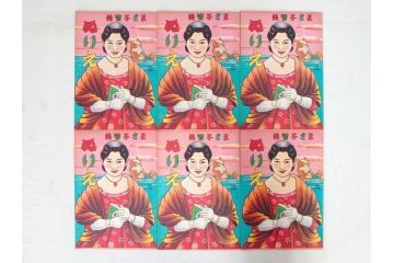 昭和レトロ　昭和30年代　未使用　カゴメ玩具　美智子さま　ぬりえ15冊セット(塗り絵、美智子様)(R-074721)