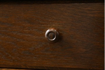 中古　美品　オーク材　三越家具(現カントリーハウス)　Brugge(ブルージュ)　クラシカルな雰囲気を醸し出すチェスト　(R-074746)