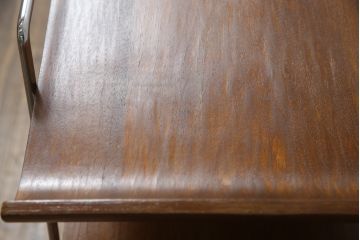 和製ビンテージ　ミッドセンチュリーな雰囲気がおしゃれなキッチンワゴン(キャスターワゴン、キッチンラック、トロリー、飾り棚、ヴィンテージ)(R-074756)