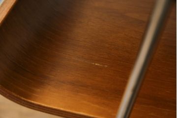 和製ビンテージ　ミッドセンチュリーな雰囲気がおしゃれなキッチンワゴン(キャスターワゴン、キッチンラック、トロリー、飾り棚、ヴィンテージ)(R-074756)