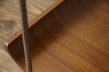 和製ビンテージ　ミッドセンチュリーな雰囲気がおしゃれなキッチンワゴン(キャスターワゴン、キッチンラック、トロリー、飾り棚、ヴィンテージ)(R-074756)