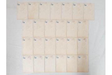 昭和レトロ　新年はがき　女の子　男の子　200枚×2箱セット(絵葉書、年賀状、ハガキ、箱付き、計400枚、8種類、振袖、スキー、凧)(R-074796)