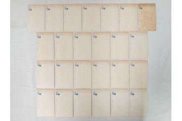 昭和レトロ　新年はがき　女の子　男の子　200枚×2箱セット(絵葉書、年賀状、ハガキ、箱付き、計400枚、8種類、振袖、スキー、凧)(R-074796)