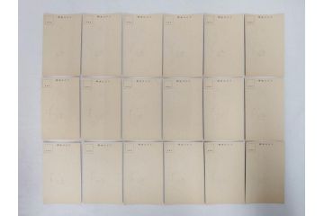 昭和レトロ　新年はがき　新年絵葉書　特製　松盛堂発行　各種取合　88枚&200枚セット(年賀状、ハガキ、箱付き、女の子、男の子、振袖、スキー、凧、動物)(R-074797)