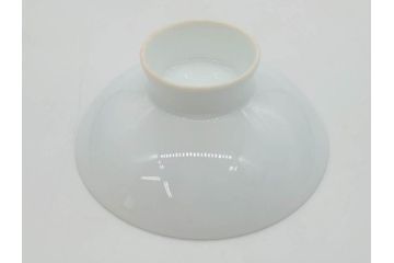 深川製　皇室　御下賜品　菊御紋　金彩　染付　盃7客セット(杯、酒器、和食器、鳳凰、箱付き)(R-074799)