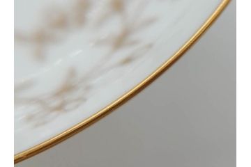 深川製　皇室　御下賜品　菊御紋　金彩　染付　盃7客セット(杯、酒器、和食器、鳳凰、箱付き)(R-074799)