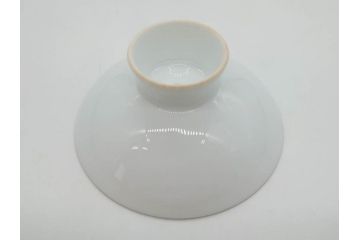 深川製　皇室　御下賜品　菊御紋　金彩　染付　盃7客セット(杯、酒器、和食器、鳳凰、箱付き)(R-074799)