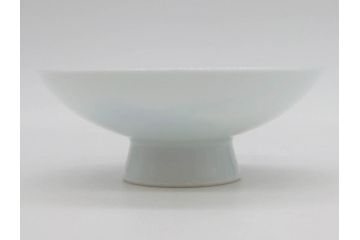 深川製　皇室　御下賜品　菊御紋　金彩　染付　盃7客セット(杯、酒器、和食器、鳳凰、箱付き)(R-074799)