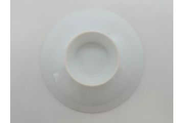 深川製　皇室　御下賜品　菊御紋　金彩　染付　盃7客セット(杯、酒器、和食器、鳳凰、箱付き)(R-074799)