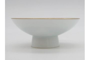 深川製　皇室　御下賜品　菊御紋　金彩　染付　盃7客セット(杯、酒器、和食器、鳳凰、箱付き)(R-074799)