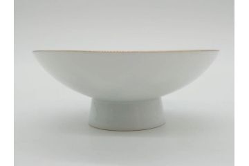 深川製　皇室　御下賜品　菊御紋　金彩　染付　盃7客セット(杯、酒器、和食器、鳳凰、箱付き)(R-074799)