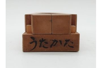 アンティーク雑貨　菓子型25点セット(菓子木型、木製、蛤、ハマグリ、紅葉、もみじ、銀杏、イチョウ、桔梗、キキョウ、コスモス、梅、ひさご、人参、ニンジン、蓮葉、松ぼっくり、うたかた)(R-074801)