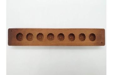 アンティーク雑貨　菓子型12点セット(菓子木型、木製、夢、花、菱形、ひし形、抜き型)(R-074805)