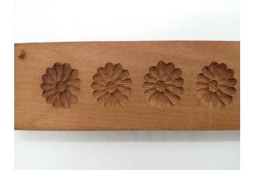 アンティーク雑貨　菓子型12点セット(菓子木型、木製、夢、花、菱形、ひし形、抜き型)(R-074805)