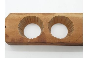アンティーク雑貨　羽子板型　菓子型9点セット(菓子木型、木製、乱菊、九重菊、うたかた、観世水、舟、撫子、ナデシコ、花)(R-074806)