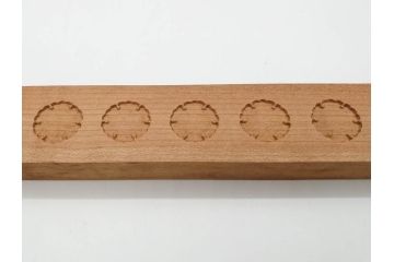 アンティーク雑貨　羽子板型　菓子型9点セット(菓子木型、木製、乱菊、九重菊、うたかた、観世水、舟、撫子、ナデシコ、花)(R-074806)