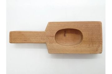 アンティーク雑貨　羽子板型　菓子型15点セット(菓子木型、木製、大黒天、ひょっとこ、おかめ、鬼、牡丹、菊菱)(R-074807)