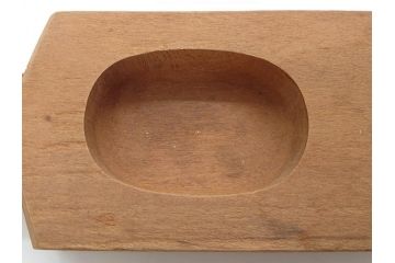 アンティーク雑貨　羽子板型　菓子型15点セット(菓子木型、木製、大黒天、ひょっとこ、おかめ、鬼、牡丹、菊菱)(R-074807)