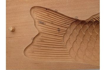 アンティーク雑貨　魚　鯛　菓子型7点セット(菓子木型、木製、鯉、タイ)(R-074808)