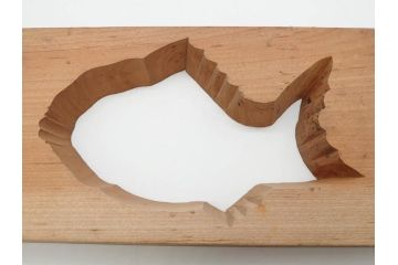 アンティーク雑貨　魚　鯛　菓子型7点セット(菓子木型、木製、鯉、タイ)(R-074808)