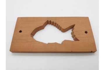 アンティーク雑貨　魚　鯛　菓子型7点セット(菓子木型、木製、鯉、タイ)(R-074808)