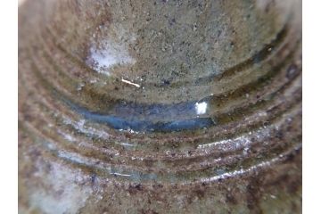 陶芸家　加守田章二作　灰釉　堂々とした佇まいが魅力的な花瓶(花入、花器、花生、共箱付き)(R-074811)